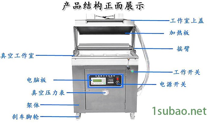 佛山依利达全自动小型真空机东营花生真空包装机台式真空封口机薄膜自动封装机设备图3