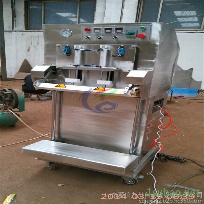 聚信九州DZ-600 立式外抽化工产品真空包装机 粮食饲料外抽式真空封口机 外抽真空包装机图2