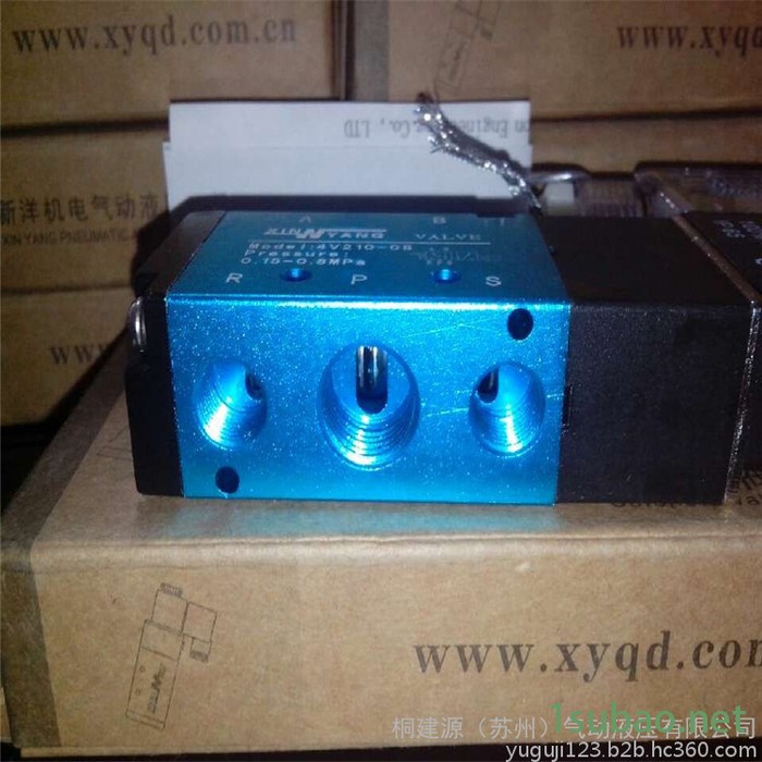 原装台湾新洋XINWYANG电磁换向阀 4V220-08 气动换向阀图4