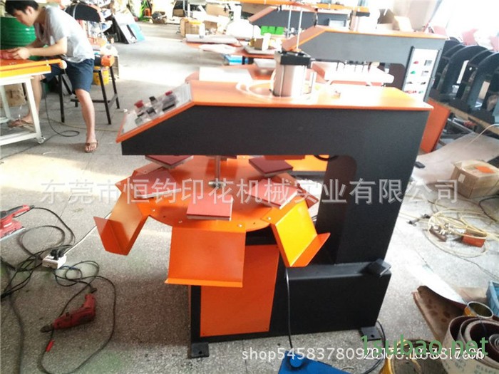 自动六工位烫画机 无纺布凹凸压花机,无纺布压标机,**图7