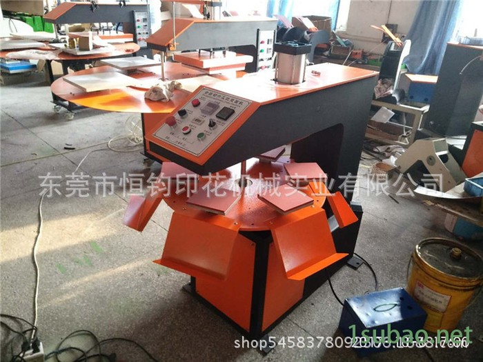 自动六工位烫画机 无纺布凹凸压花机,无纺布压标机,**图8