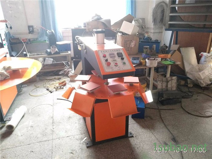 自动六工位烫画机 无纺布凹凸压花机,无纺布压标机,**图3