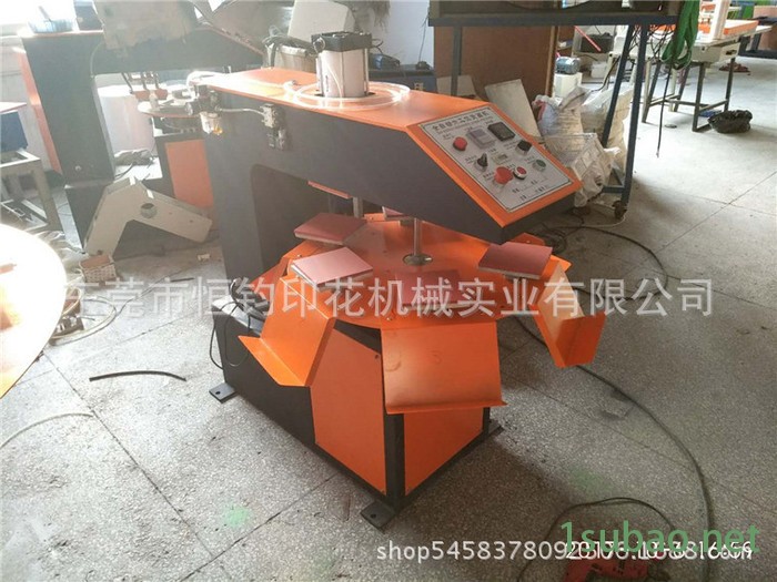 自动六工位烫画机 无纺布凹凸压花机,无纺布压标机,**图5