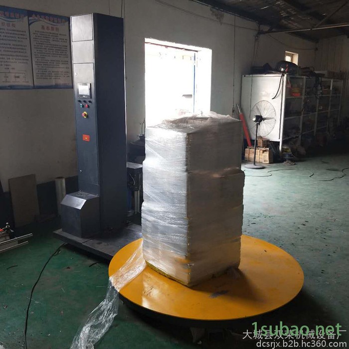 自动缠绕膜打包机 拉伸缠绕膜机 无纺布卷包装机图5