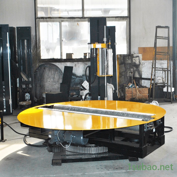 二次元缠绕包装机 PLC微电脑控制 圆筒纸包裹机 无纺布帘子缠绕机 大宏厂家图3