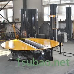 二次元缠绕包装机 PLC微电脑控制 圆筒纸包裹机 无纺布帘子缠绕机 大宏厂家图2