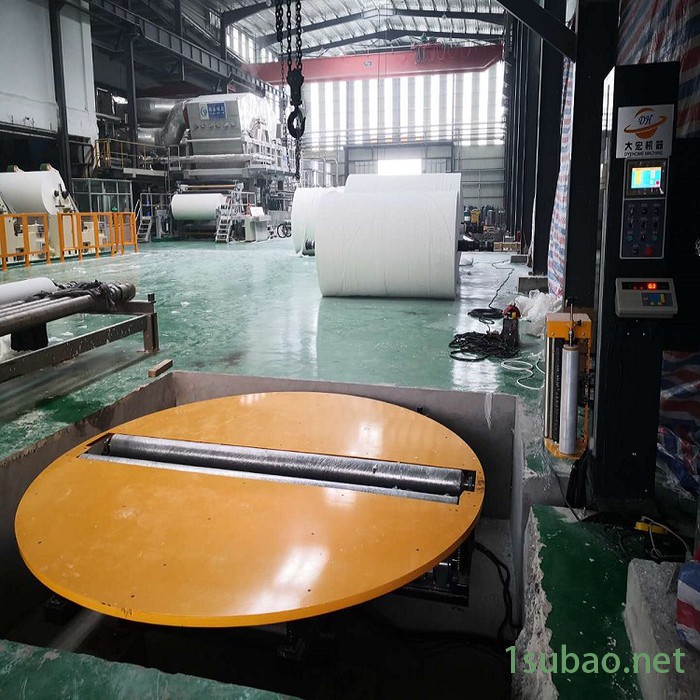 二次元缠绕包装机 PLC微电脑控制 圆筒纸包裹机 无纺布帘子缠绕机 大宏厂家图5