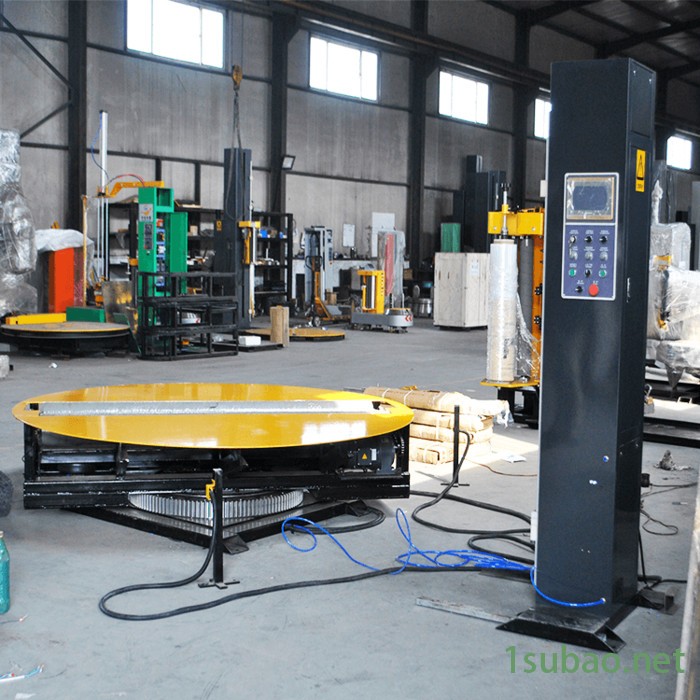 二次元缠绕包装机 PLC微电脑控制 圆筒纸包裹机 无纺布帘子缠绕机 大宏厂家图4