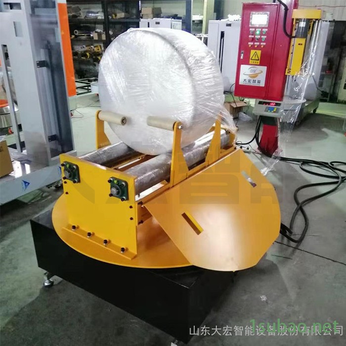 大宏P500/P800 小型圆筒缠绕机 缠绕机厂家直供 无纺布圆筒纸缠绕打包机图6