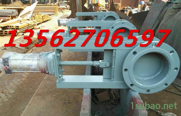 安源气动插板阀 气动平板闸阀  气动闸阀图2