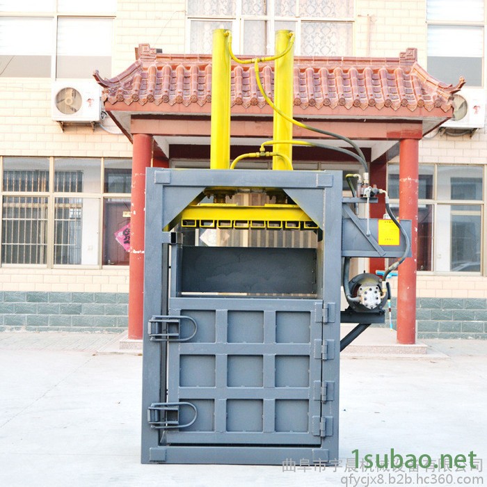 纸箱打包机 无纺布压缩打包机 废旧服装布条捆包机图5