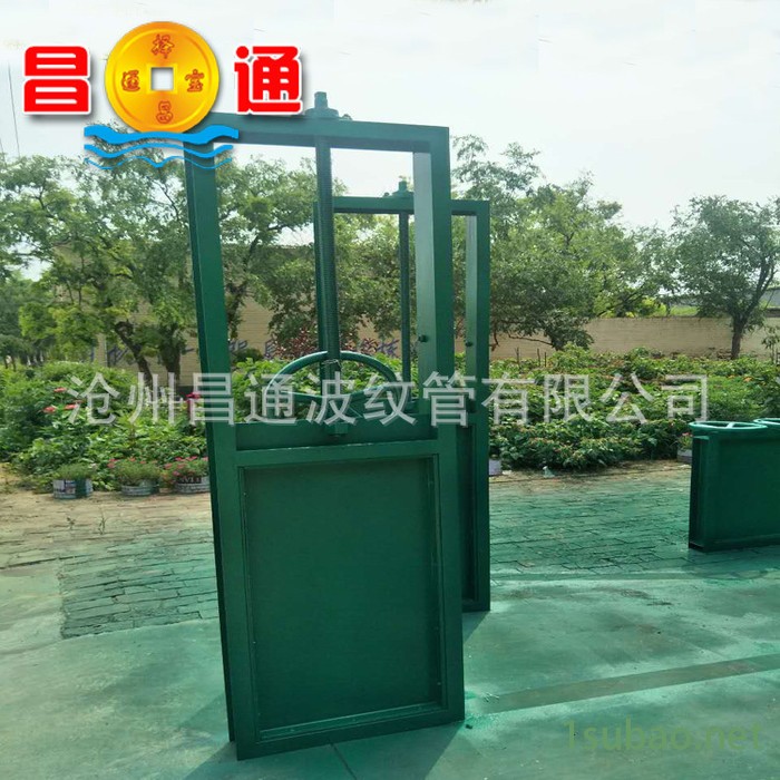 盛通生产 1000手动插板阀 手动闸阀 水渠闸门 电动平板闸阀图3