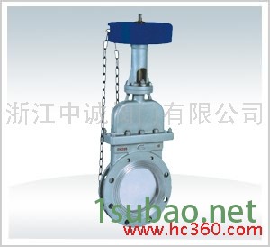 供应中诚DZM473H链轮式暗板刀型闸阀,暗板刀闸阀图2