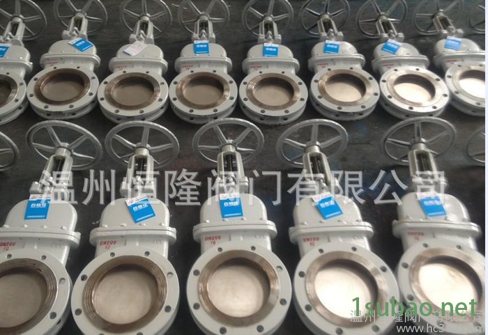 手动暗板圆形闸板阀 闸阀图2
