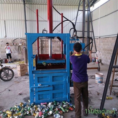 奶盒餐盒打包机 规格定做无纺布捆包机 橡胶废料打块机