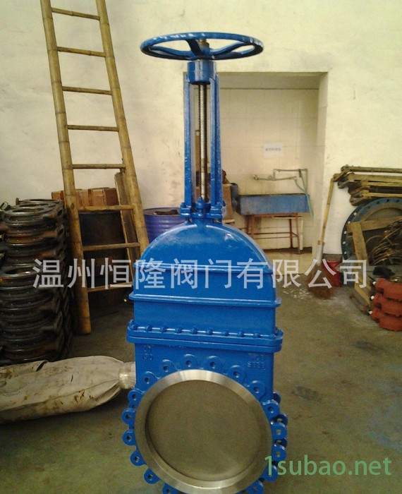 直销手动排气刀闸阀 手动排渣刀闸阀 暗板圆形刀闸阀图2