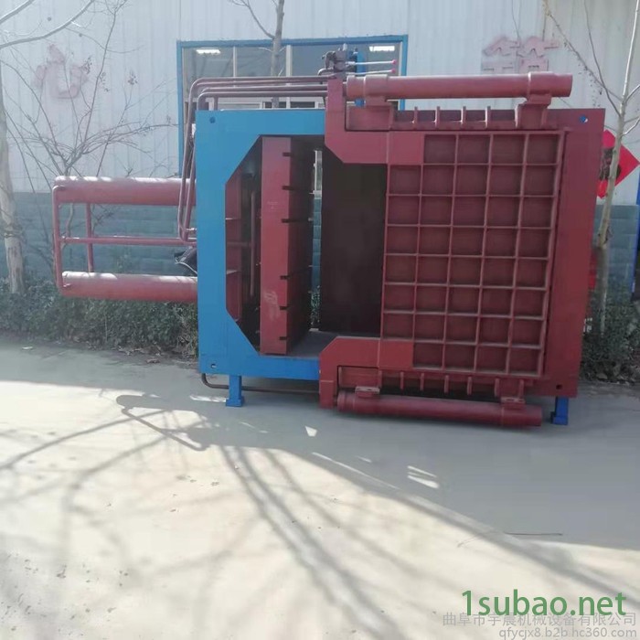 无纺布双杠液压打包机自动翻包立式液压打包机图3