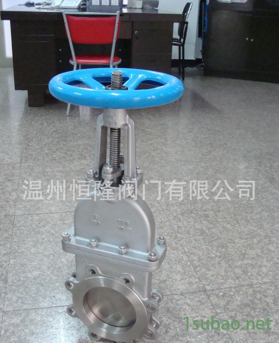 恒隆  不锈钢暗杆美标刀闸阀 暗板刀形闸阀图2