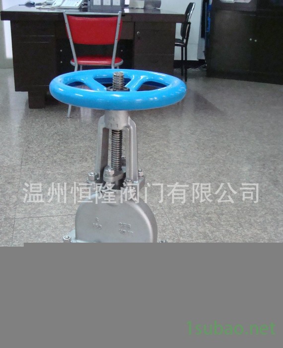 恒隆  不锈钢暗杆美标刀闸阀 暗板刀形闸阀图3