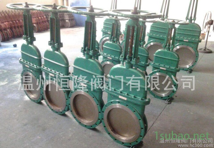 DN600手动硬质合金密封带盖刀闸阀/粉末暗板闸阀图2