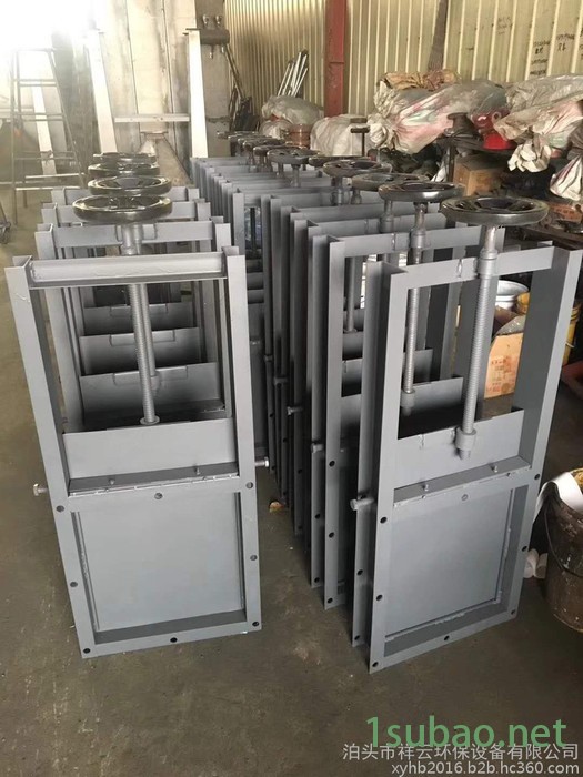 祥云300*300 手动插板阀工业粉尘闸阀渠道关水闸阀**图5