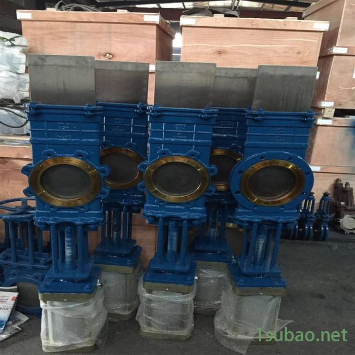 蓝宣供应 PZ673H气动穿透式刀闸阀 穿透式刀闸阀厂家图4