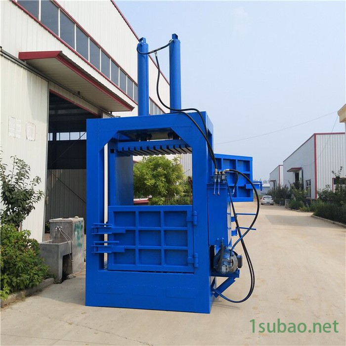 海澜双杠立式液压打包机 稻草秸秆压缩打捆机 无纺布压缩压块机图6