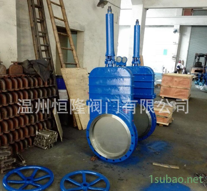DMZ73 大口径手动暗板刀闸阀 手动暗板刀型闸阀DN600图2
