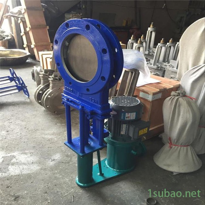 蓝宣阀门 PZ273H电液动刀闸阀 电液动刀型闸阀图2