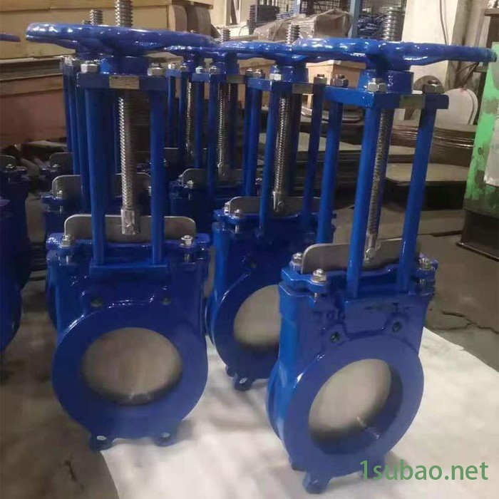 蓝宣阀门 PZ673H不锈钢气动刀型闸阀 气动刀闸阀图7