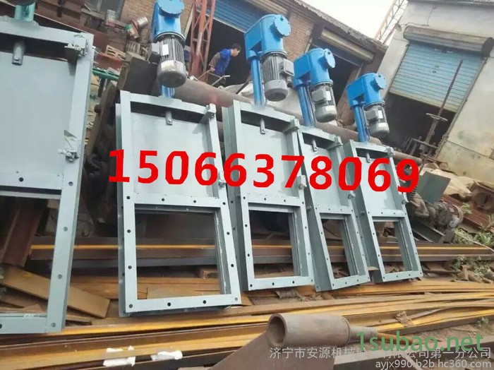 热卖双推杆电液动平板闸阀  双杠平板闸阀 DPZ系列电液动插板阀图2