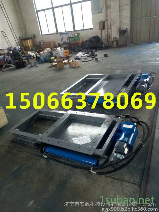 热卖双推杆电液动平板闸阀  双杠平板闸阀 DPZ系列电液动插板阀图5