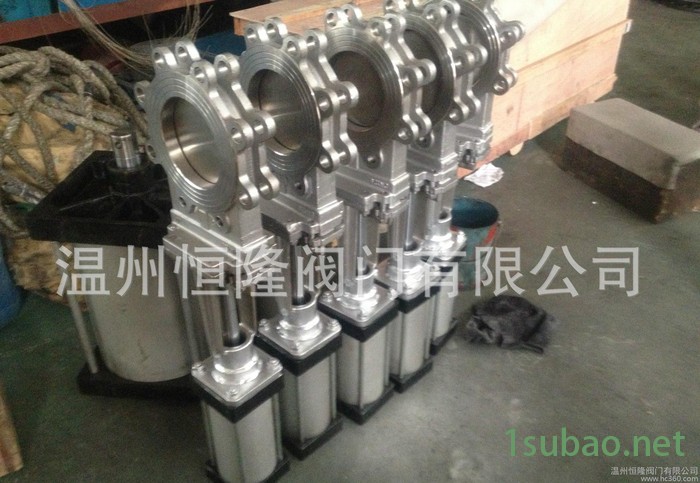 耐腐蚀不锈钢气动刀形闸阀图2