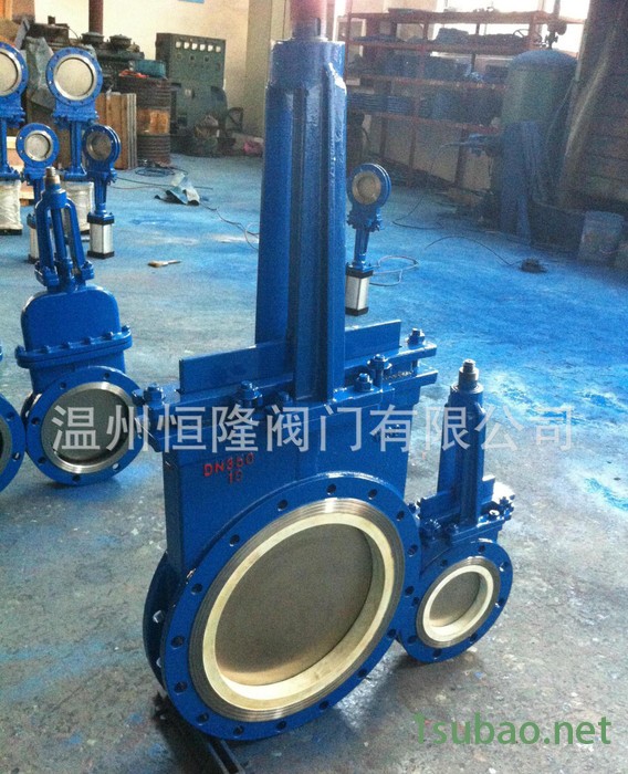 手动内衬陶瓷刀型闸阀/双向阀座陶瓷刀闸阀PZ73TC-10C图2