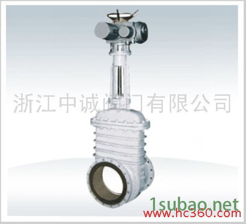供应中诚PZ941TC陶瓷电动排渣闸阀、陶瓷排渣阀图2