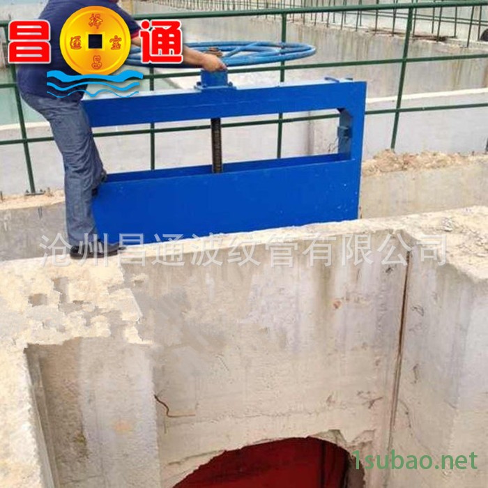 不锈钢钢插板阀 密封性好 手动闸阀 电动闸阀 水渠插板阀厂家现货图3