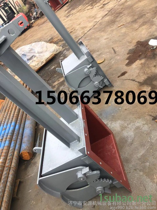 DEZ-800电动鄂式闸阀 料仓鄂式放料阀 电液动腭式闸阀制造厂图2