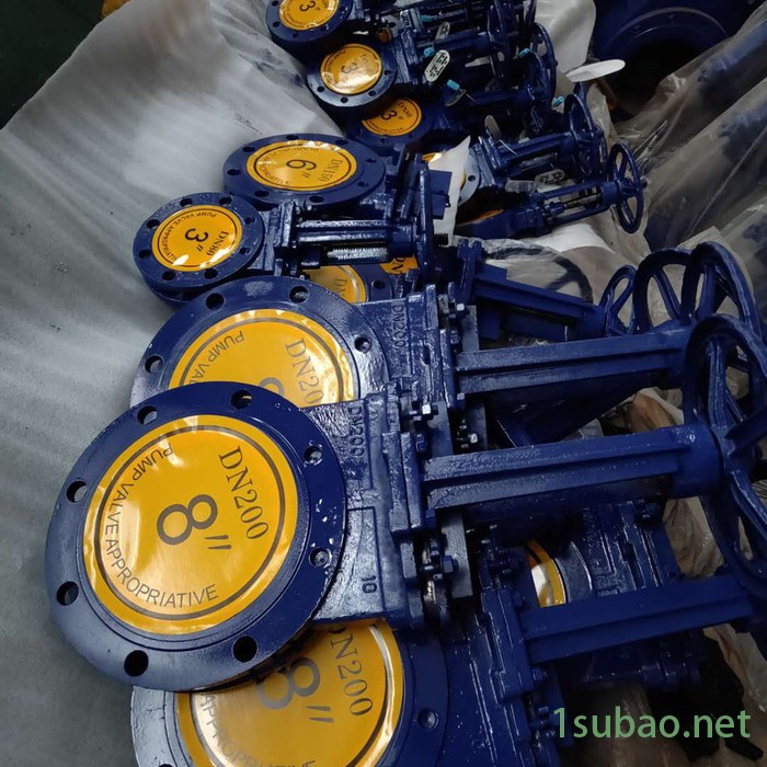 批发零售 PZ273TC 陶瓷刀型闸阀 耐冲刷刀型闸阀 电液动陶瓷刀闸阀  陶瓷双闸板图2