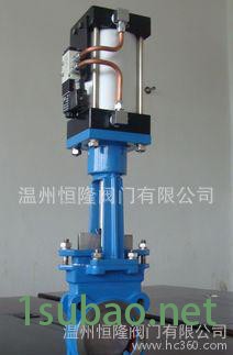 美标气动凸耳刀闸阀 美标阀门图2