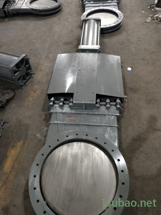 温州刀闸阀**气动刀闸阀 气动刀型闸阀 含三联件PZ673H-10C图4