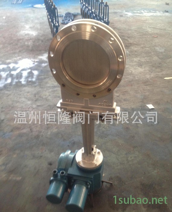 DN500开关型电动刀闸阀 对夹电动刀形闸阀图3