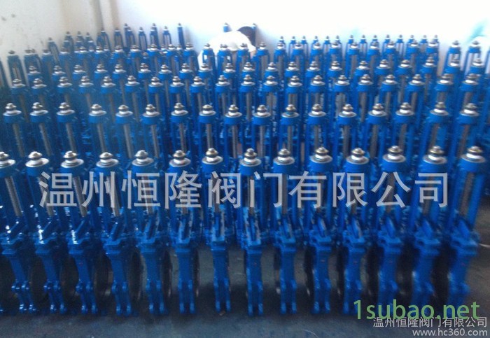 恒隆  对夹式手动刀形闸阀/插板阀图3