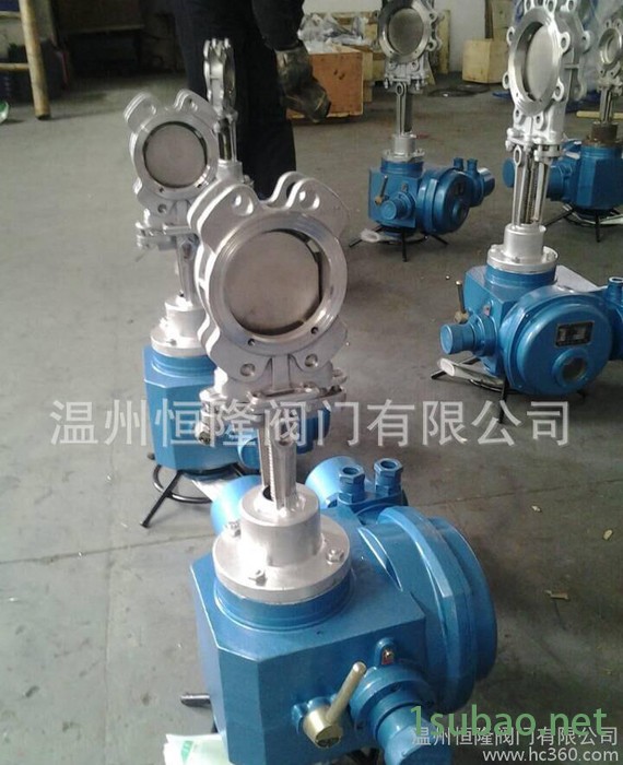 不锈钢凸缘防爆电动插板阀 闸阀图2