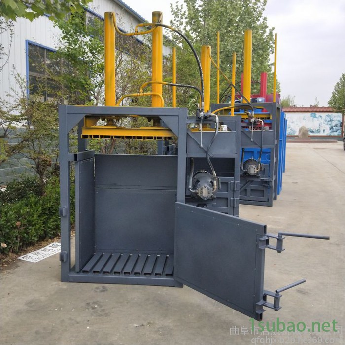 编织袋无纺布压块机 金属刨花压包成型机  启航纸箱块机价格图5