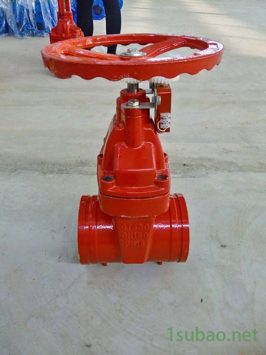 上海沪工阀门Z85X-16Q暗杆信号沟槽闸阀卡箍信号闸阀图3