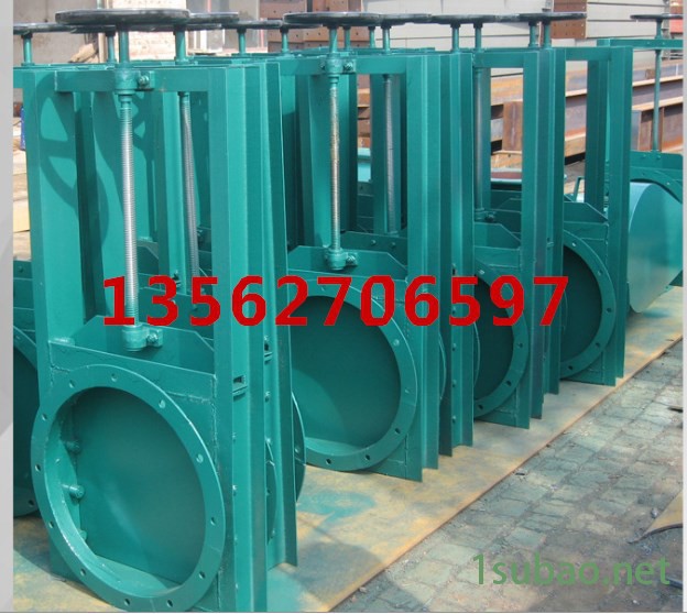 安源600*600开口手动闸门  600型手动插板阀 手动闸阀图5