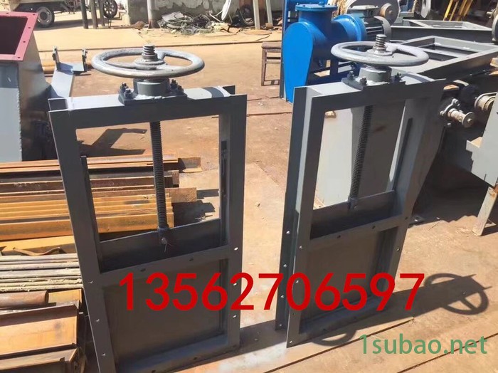 安源600*600开口手动闸门  600型手动插板阀 手动闸阀图2