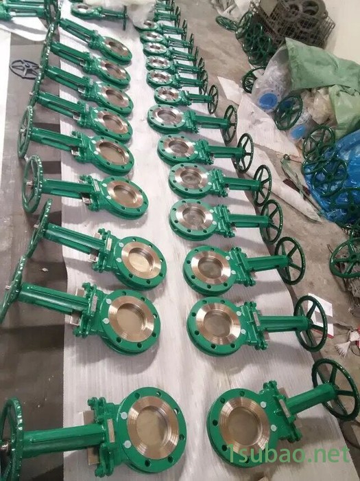 亚钛阀厂家批发环保除尘铸钢硬密封手动刀闸阀PZ73H-10C 适用介质灰渣 浆液一件代发 圆形梅花型可选浆闸闪 薄型闸阀图7