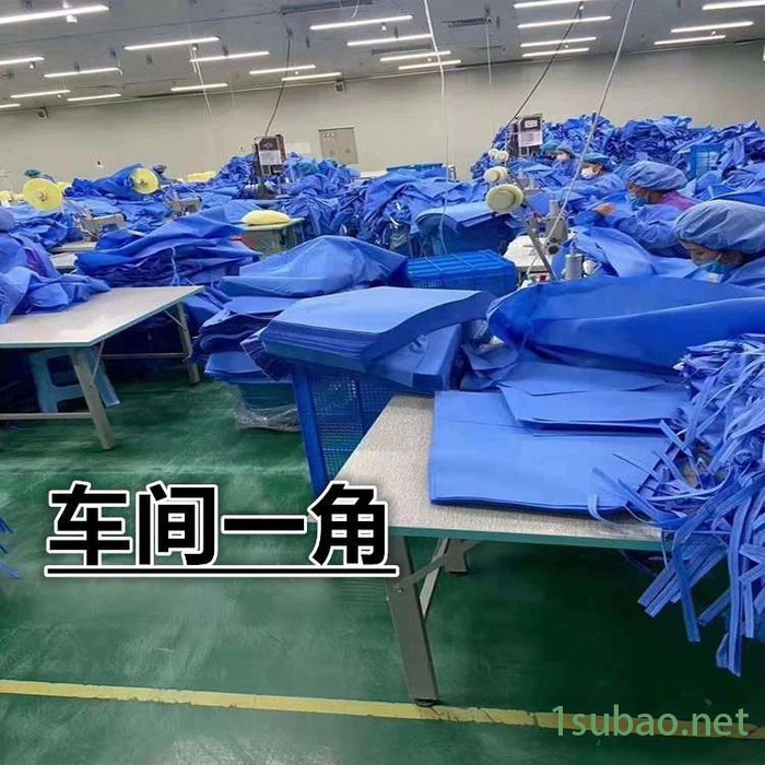 现货一次性隔离衣PP无纺布隔离服防护衣民用防静电防尘服探视服图3