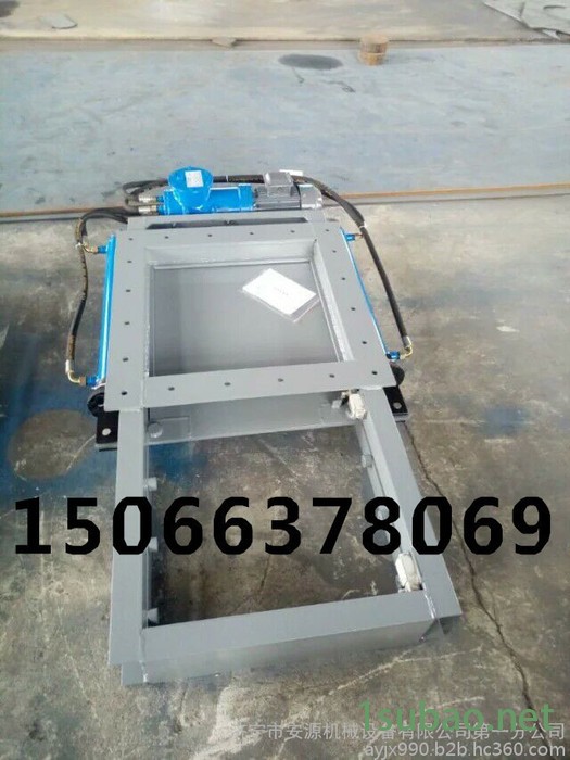 一站双缸平板闸阀 DPZ-40电液动插板阀 电液动推杆平板闸阀出厂价图4